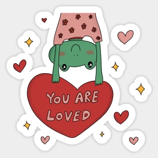 You are loved Sticker